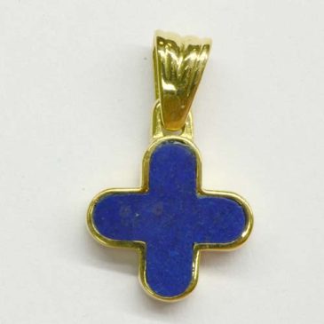 Lapis Lazuli Cross Pendant